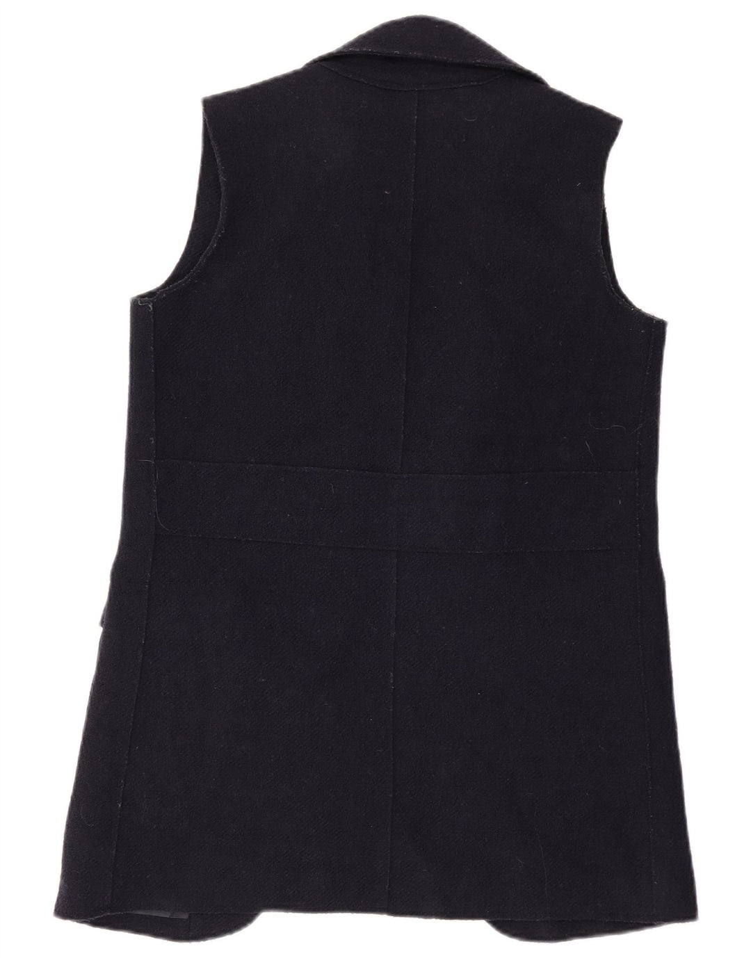 Gilet aperto da donna Zara con linea lunga UK 10 piccolo in lana blu navy