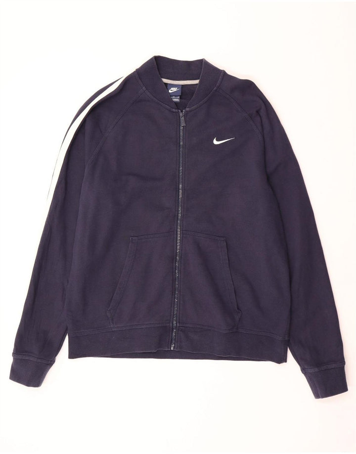 Giacca da ginnastica da uomo Nike XL in cotone blu navy