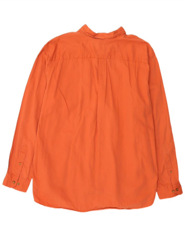 Camicia da uomo Eddie Bauer 2XL in cotone arancione