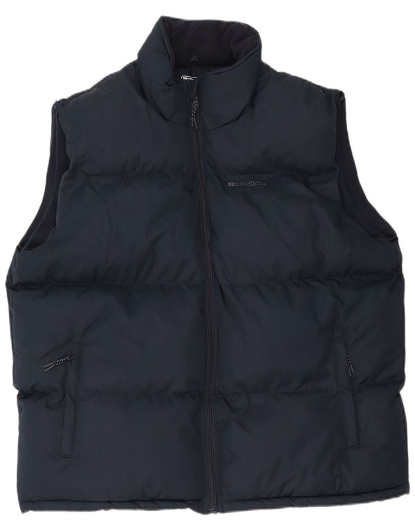Gilet imbottito da uomo Mountain Warehouse UK 42 XL Poliestere blu navy