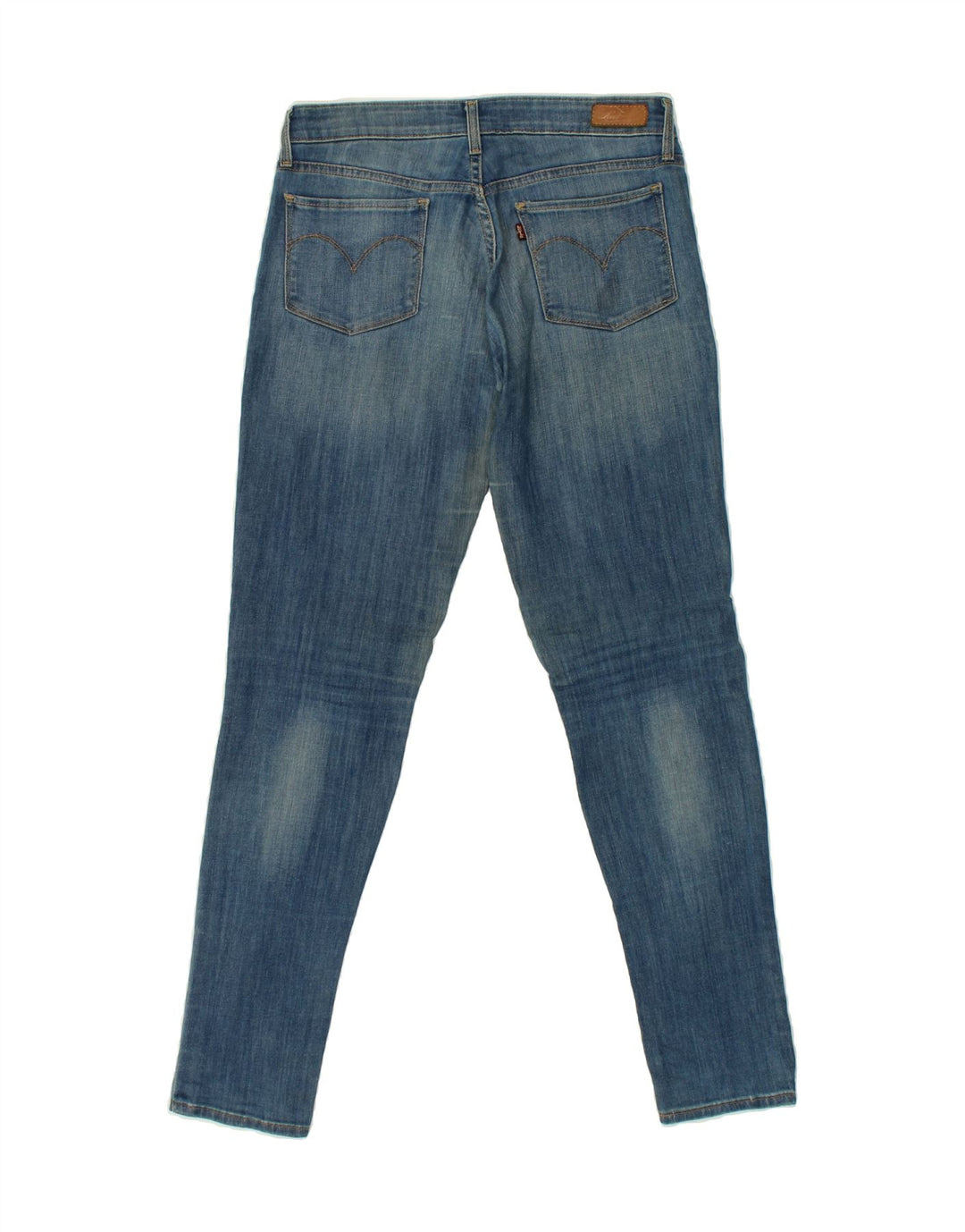 LEVI'S Womens Slight Curve Skinny Jeans W29 L33 Blue Cotton Vintage Levi's and Second-Hand Levi's from Messina Hembry 