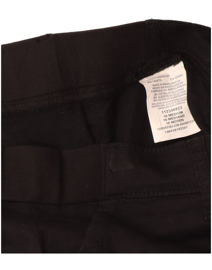 Bermuda da donna LEE Pantaloncini casual US 10 Large W30 Cotone nero