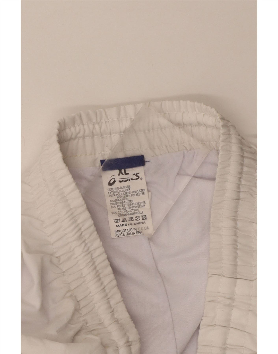 Pantaloni da tuta da uomo Asics Joggers XL Poliestere bianco
