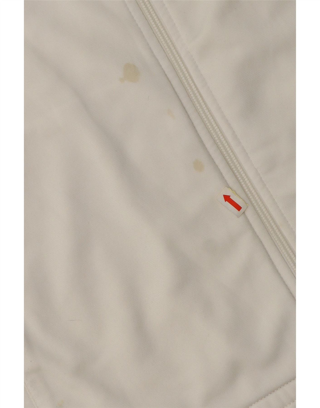 Giacca da tuta da uomo ADIDAS, giacca in poliestere color block bianco medio