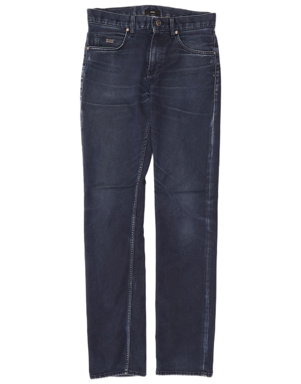 Jeans slim da uomo Hugo Boss W30 L32 cotone blu