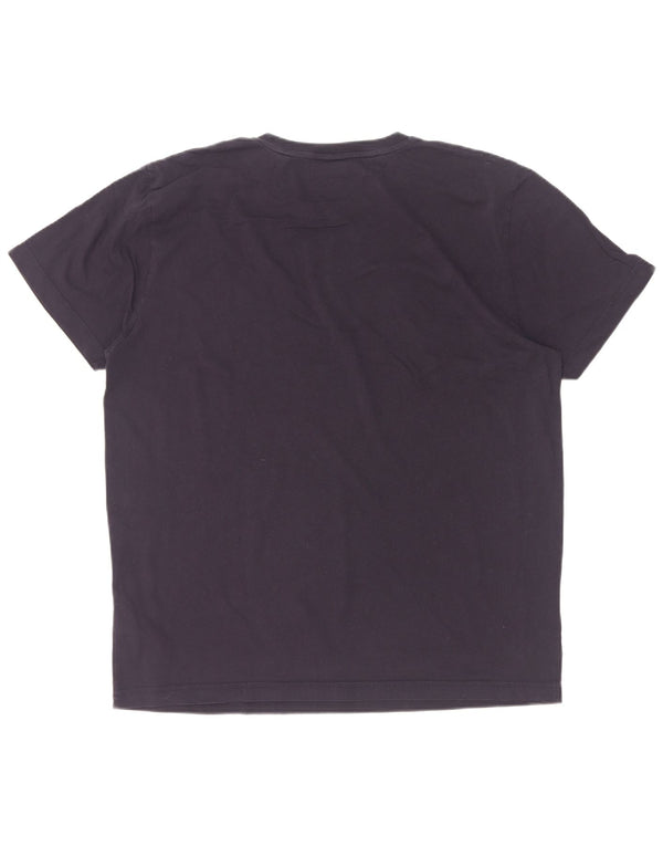 Gant T-shirt grafica da uomo Top XL in cotone blu navy