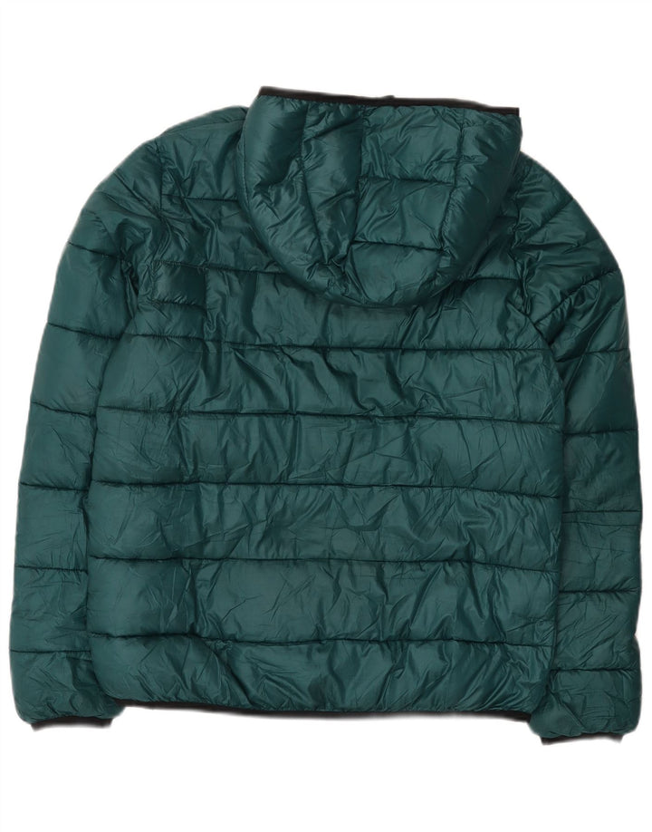 Giacca imbottita con cappuccio Champion da ragazzo 15-16 anni 2XL verde poliestere