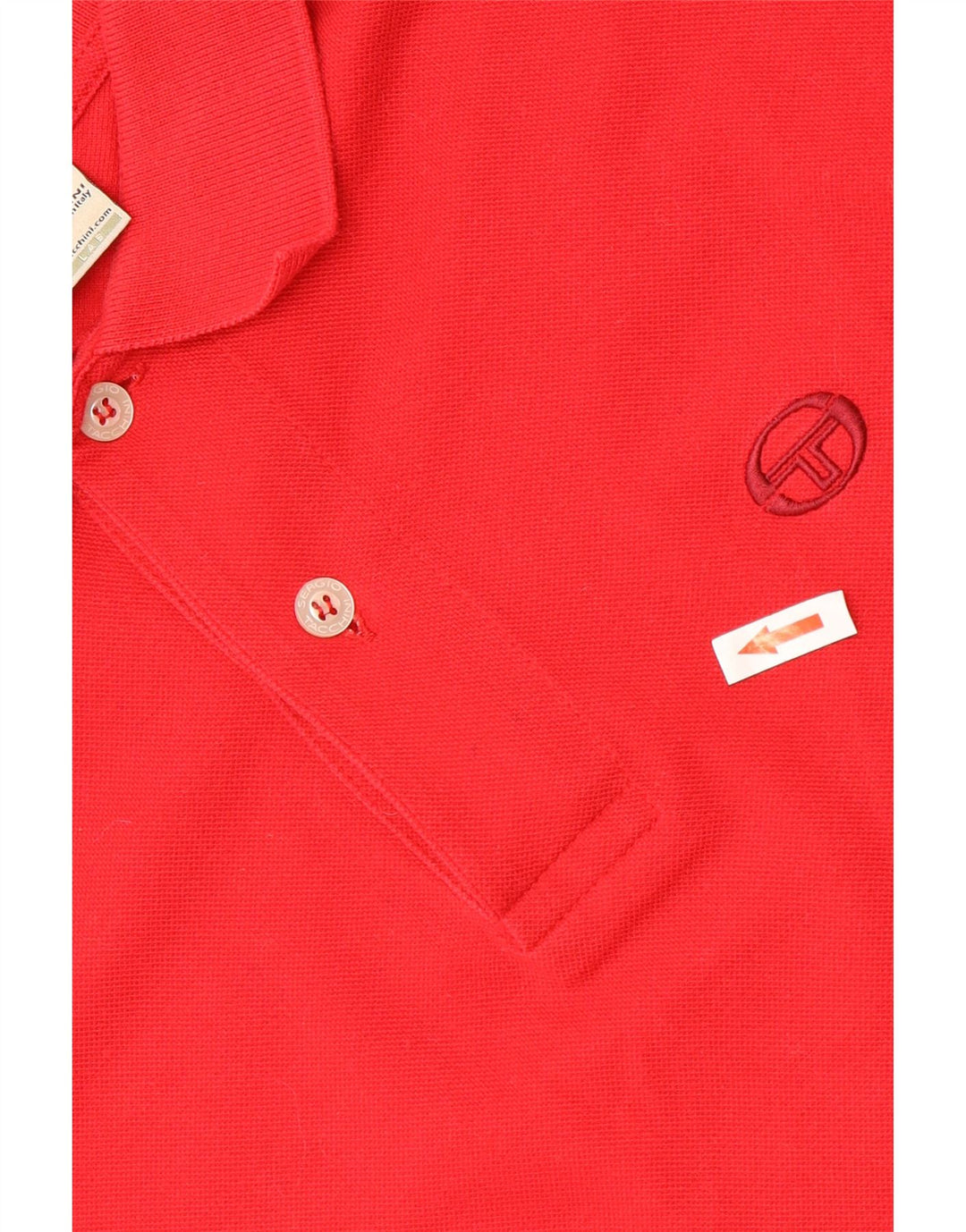 SERGIO TACCHINI Polo Uomo IT 46 Small Rosso Cotone