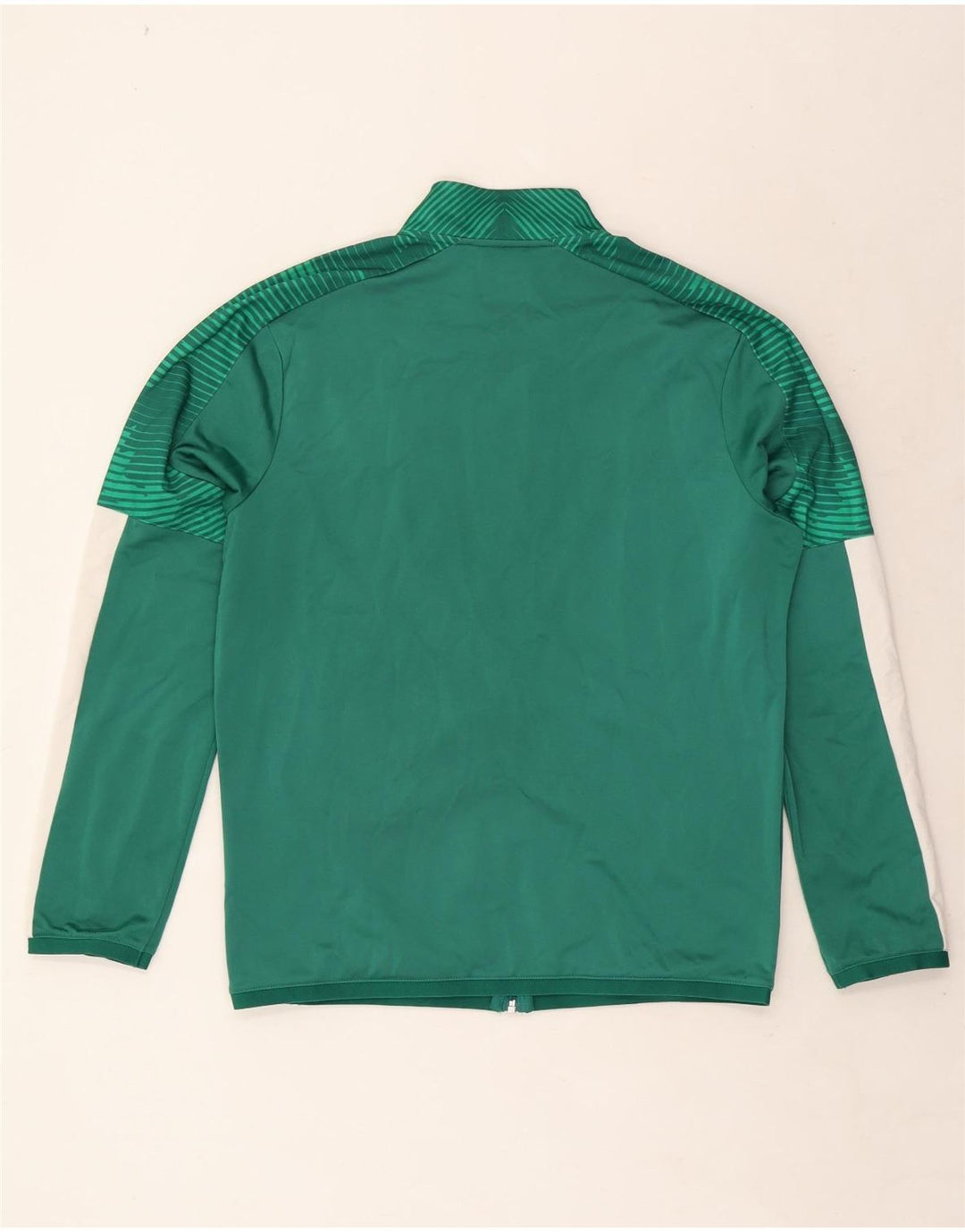 Giacca da tuta da uomo Puma Large in poliestere color block verde