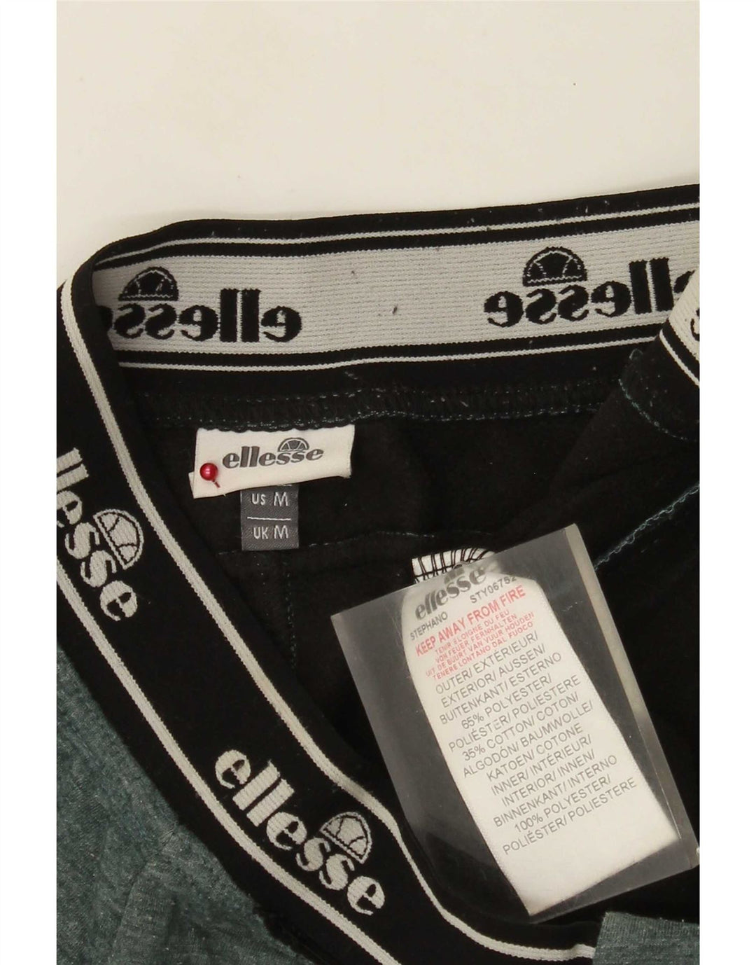 Pantaloni da tuta grafici da donna Ellesse color verde medio