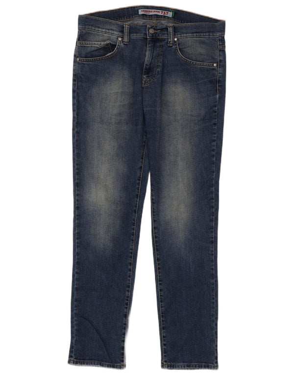 Carrera Uomo 717 Slim Jeans IT 50 Large W34 L32 Blu Cotone