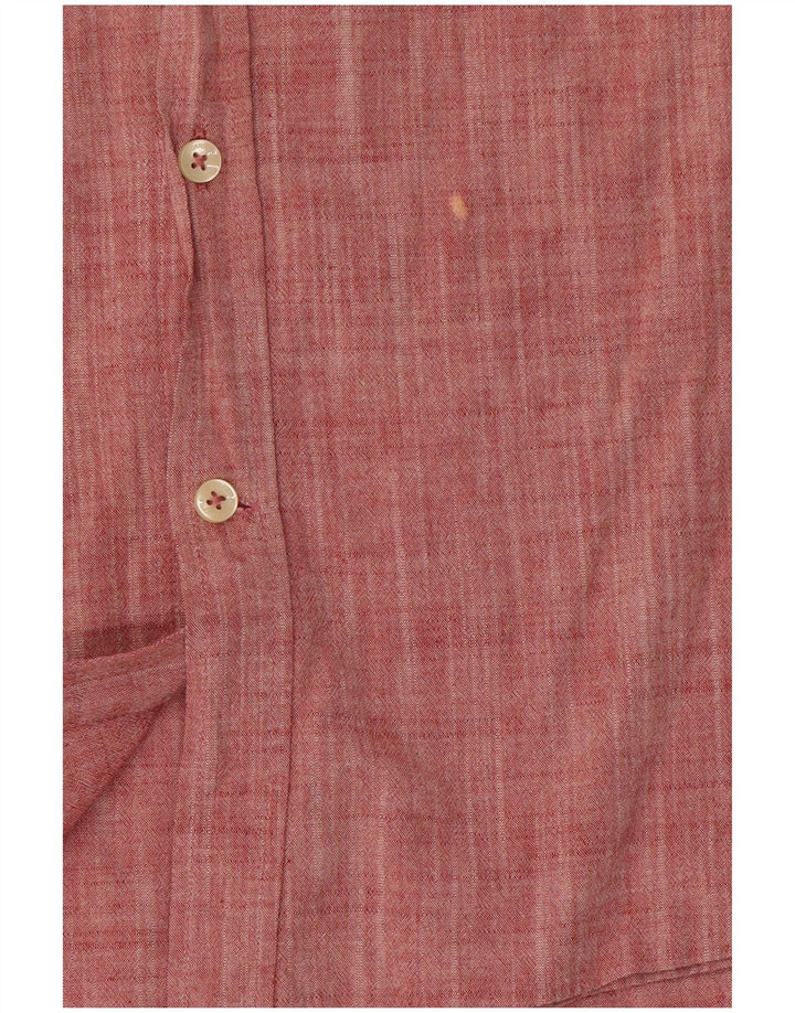 Camicia Carrera da uomo a maniche corte vestibilità regolare grande rossa