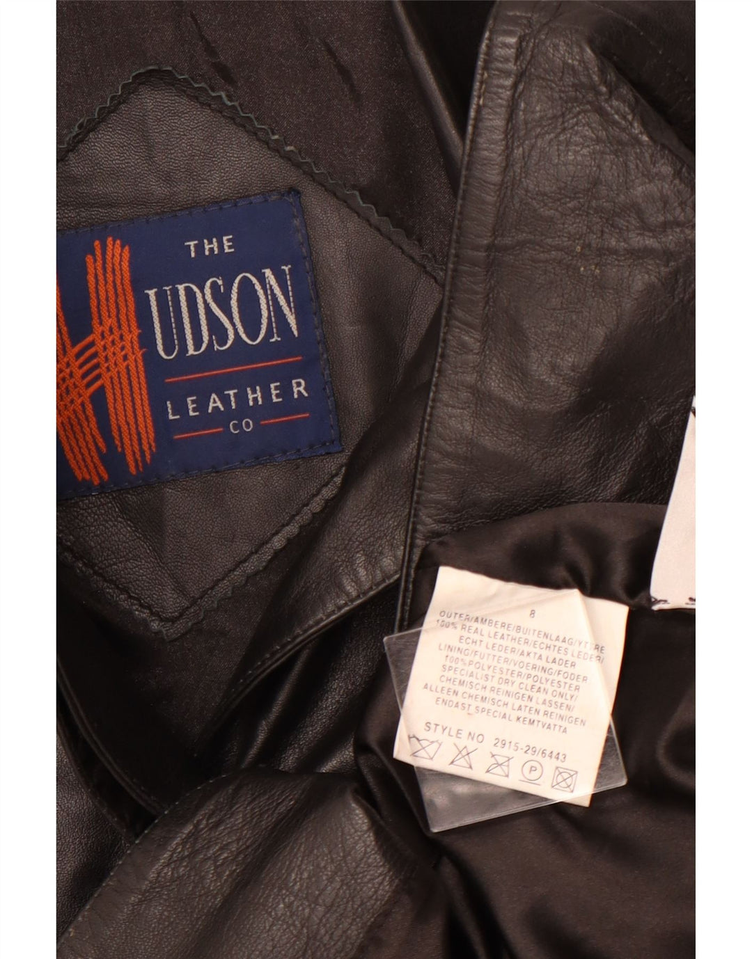 Cappotto in pelle da donna HUDSON US 8 medio in pelle nera