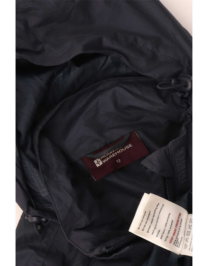 Impermeabile con cappuccio da donna Mountain Warehouse UK 12 medio poliestere blu navy