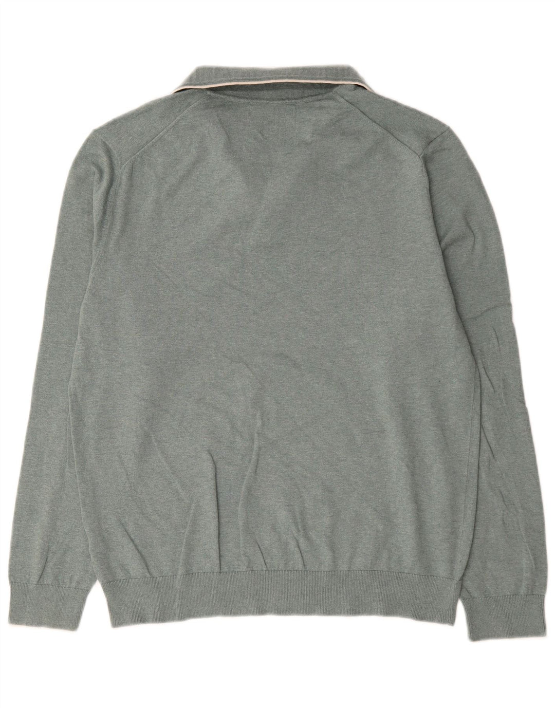 Maglione da uomo Marks & Spencer con collo alto, grande cotone verde