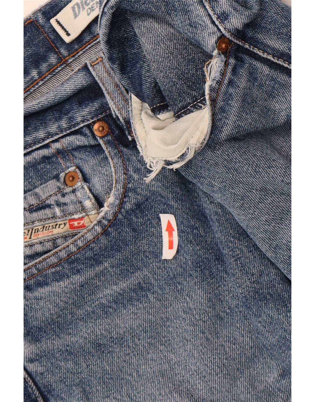 Jeans dritti da uomo Diesel W34 L30 cotone blu