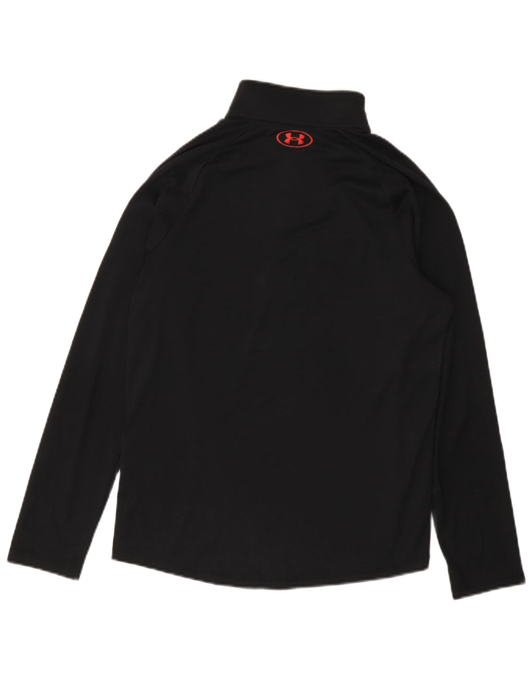 Under Armour - Tuta da uomo pullover con zip e collo, piccola, mimetica nera