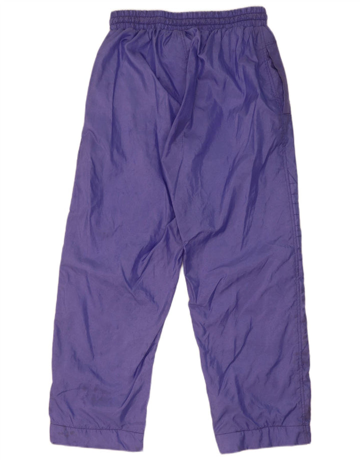 Pantaloni da tuta vintage da uomo in nylon viola medio