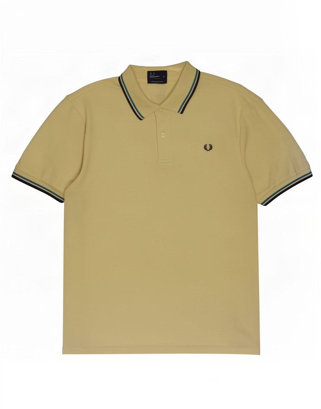 Polo da uomo Fred Perry XL in cotone a righe gialle