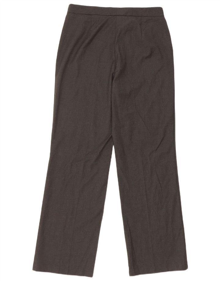 Pantaloni casual dritti da donna Marks & Spencer taglia 10 W31 L31 Grigio