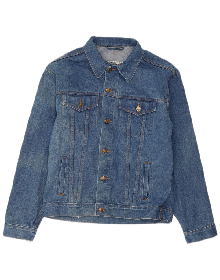 Giacca di jeans vintage da uomo UK 36 piccola blu