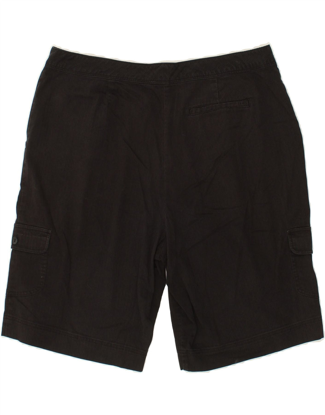 IZOD Womens Cargo Shorts US 12 Large W34  Black Cotton Vintage Izod and Second-Hand Izod from Messina Hembry 