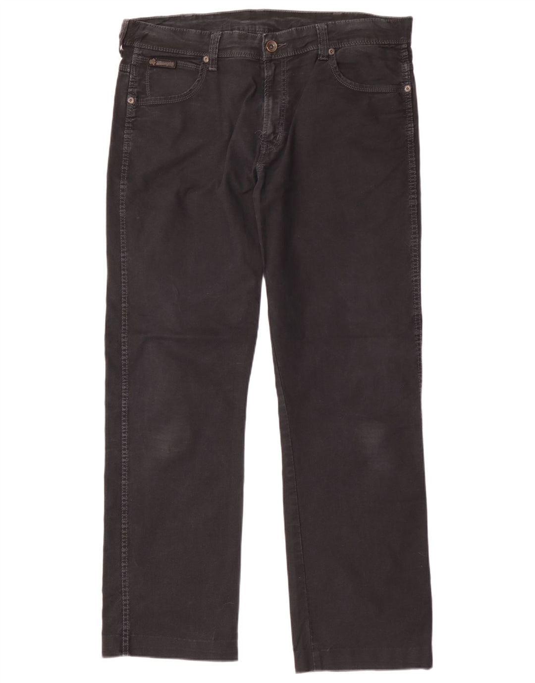 Jeans dritti Clyde da uomo Wrangler W36 L32 cotone nero