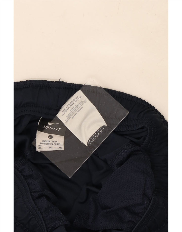 Pantaloncini sportivi NIKE Dri Fit da uomo XL blu navy in poliestere