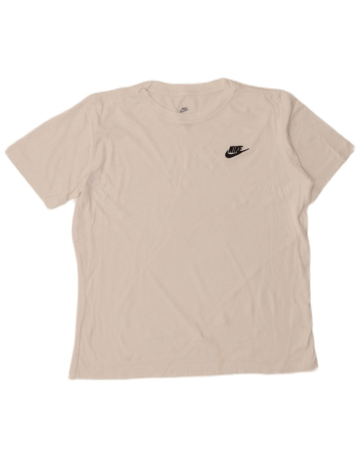 T-shirt da ragazzo NIKE Top 13-14 anni XL bianca