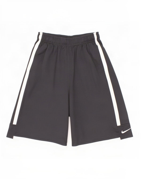 Pantaloncini sportivi Bermuda Nike da bambino Dri Fit 13-14 anni XL poliestere nero