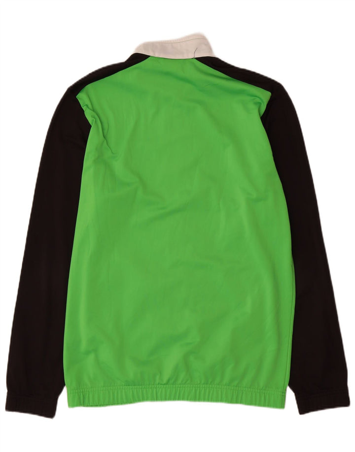 Giacca da tuta da ragazzo PUMA 15-16 anni Poliestere color block verde