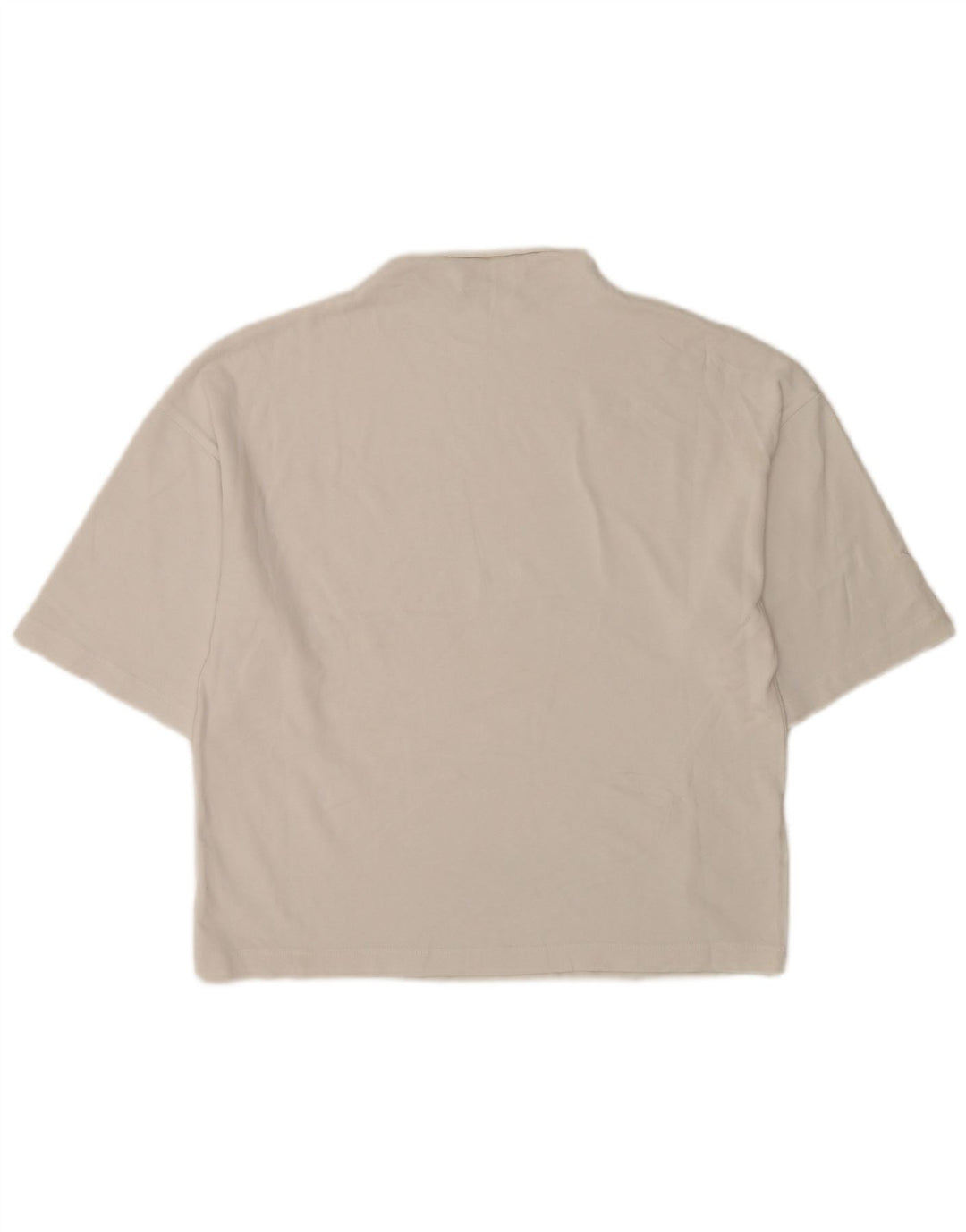 T-shirt oversize da donna Zara UK 10 piccola in cotone bianco
