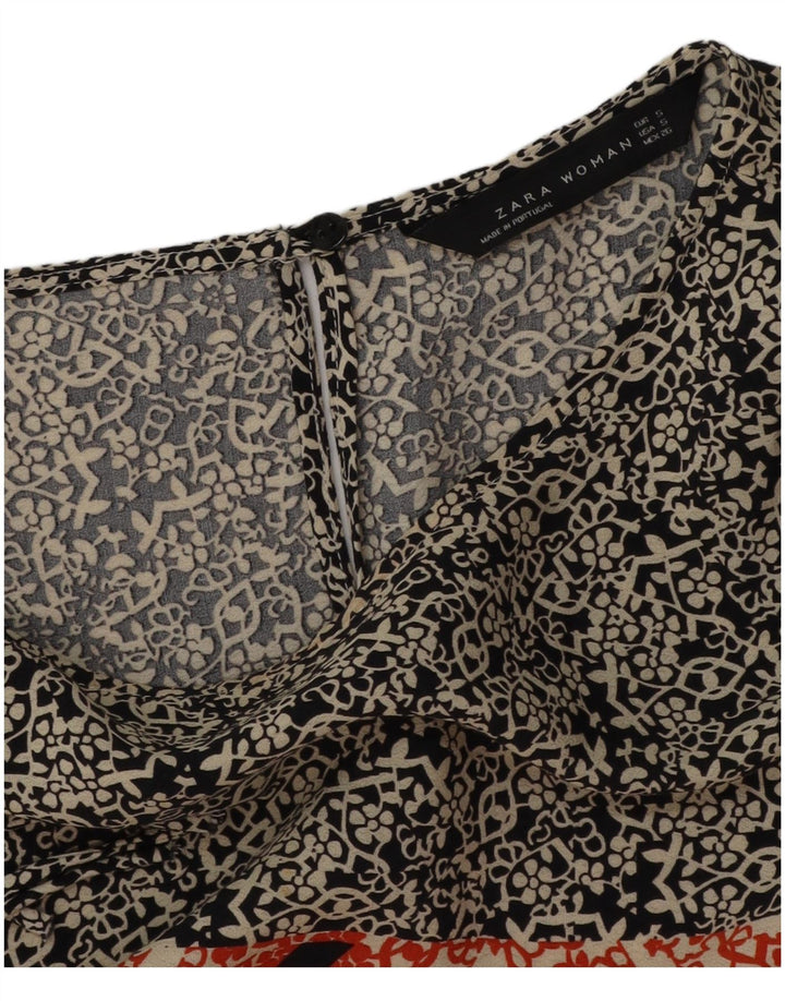 Abito tubino oversize da donna ZARA UK 10 piccolo multicolore