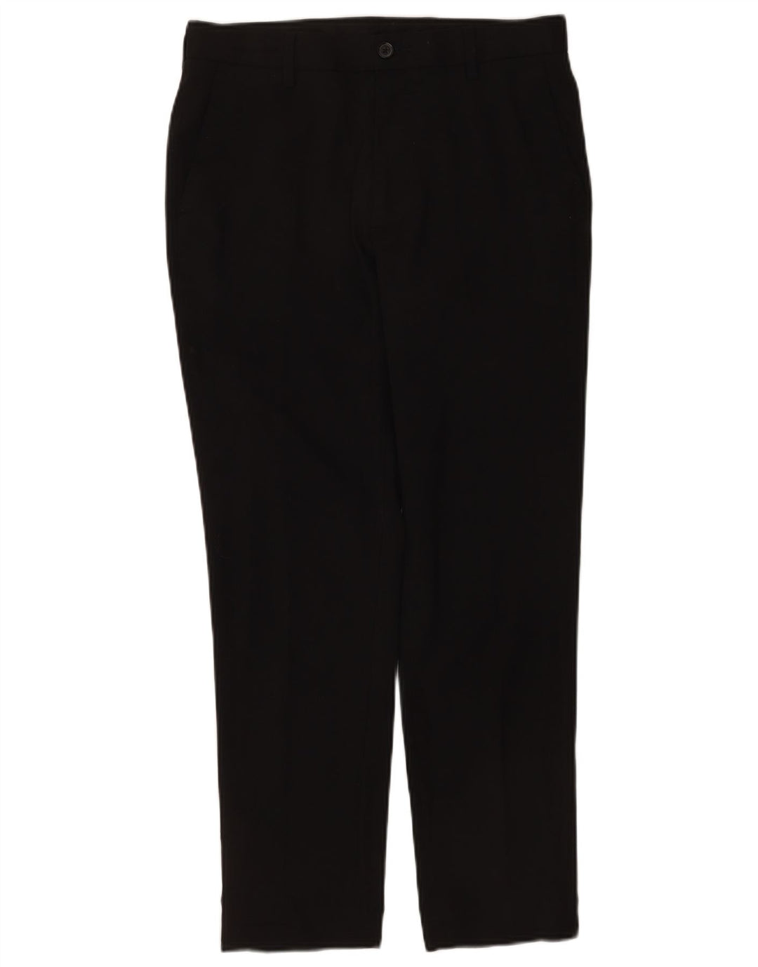 Pantaloni chino slim fit da uomo Marks & Spencer W30 L29 poliestere nero