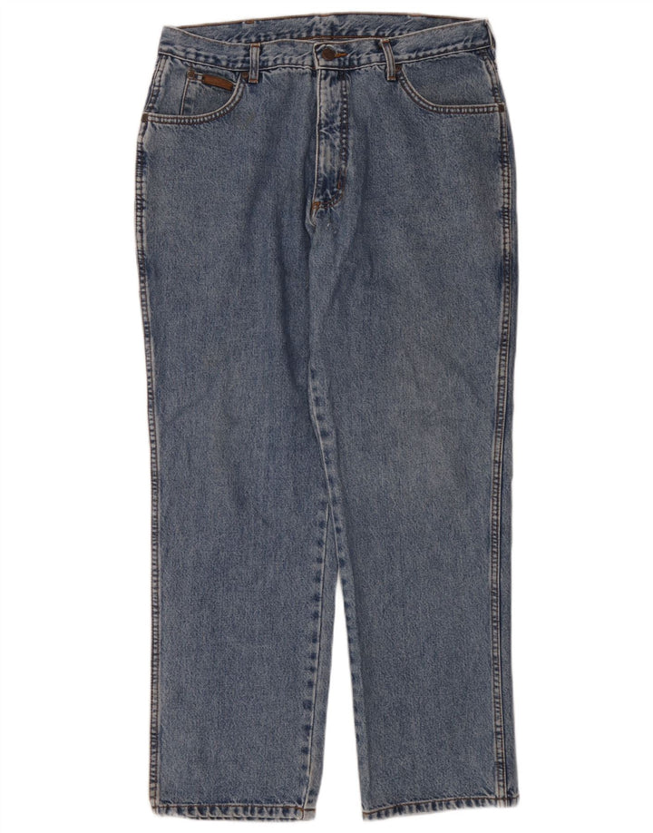 Jeans dritti da uomo Wrangler Ohio W36 L30 cotone blu