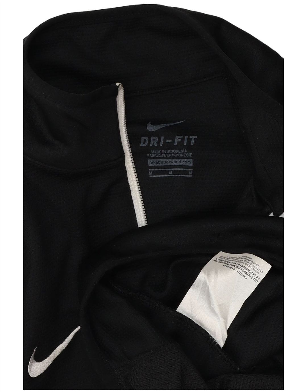 Giacca da ginnastica grafica da donna Nike UK 14 poliestere nero medio
