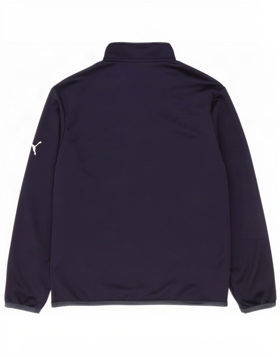 Maglia da tuta Puma da ragazzo con zip e collo, 11-12 anni, colore blu navy