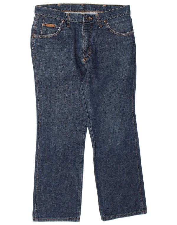 Jeans dritti Alaska da uomo Wrangler W33 L27 cotone blu