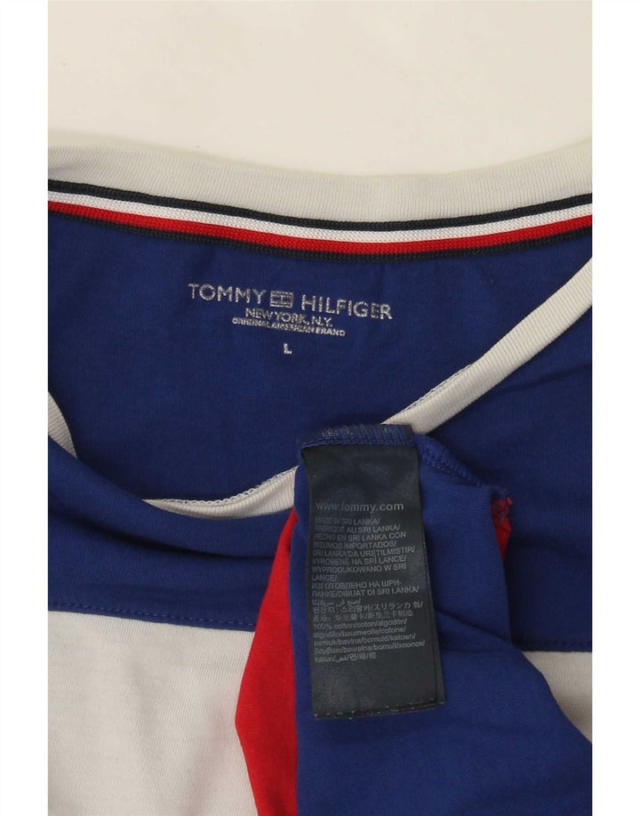 T-shirt grafica da uomo Tommy Hilfiger Top Large multicolore Colourblock
