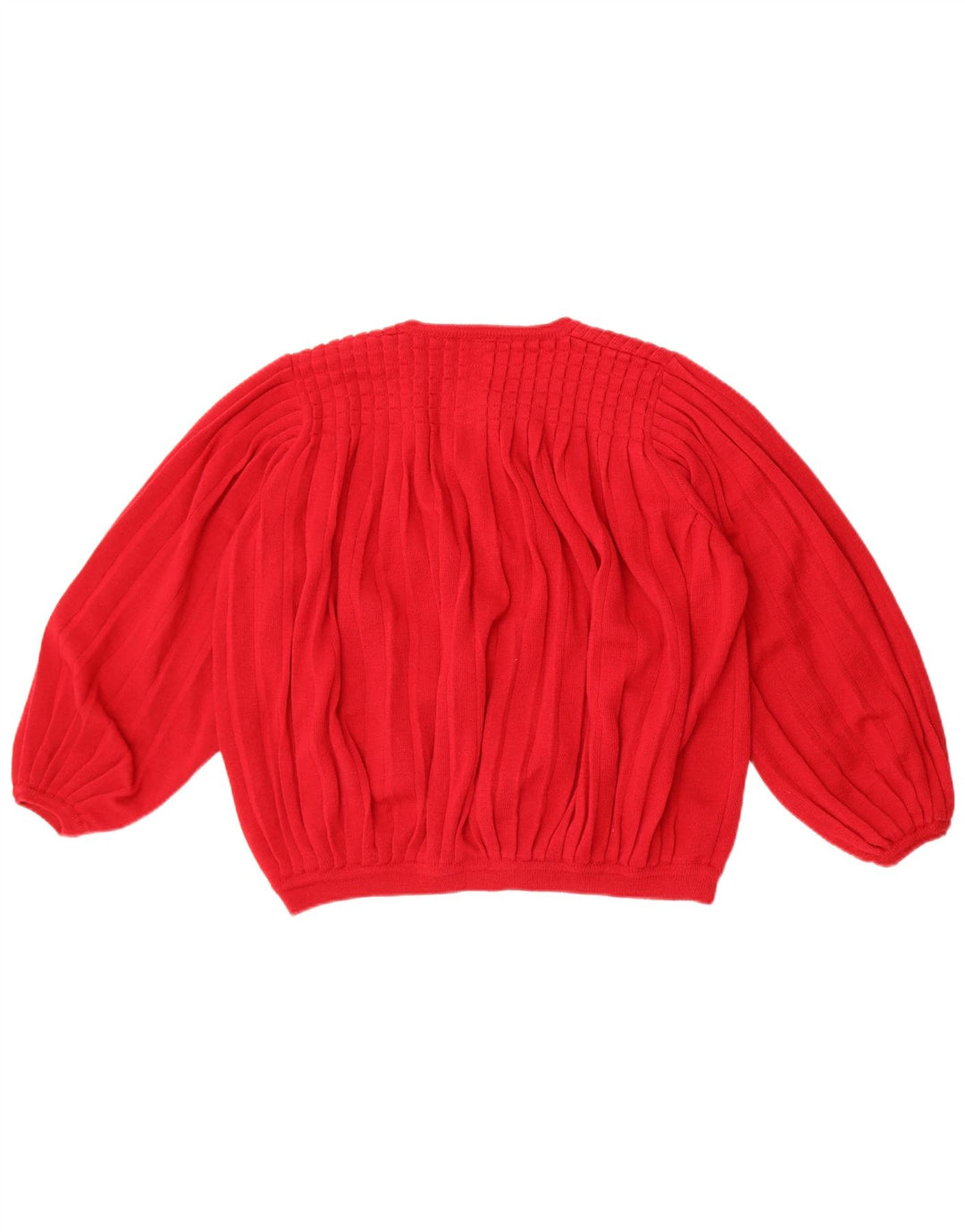 Maglione cardigan oversize da donna della collezione Castle UK 14 rosso medio