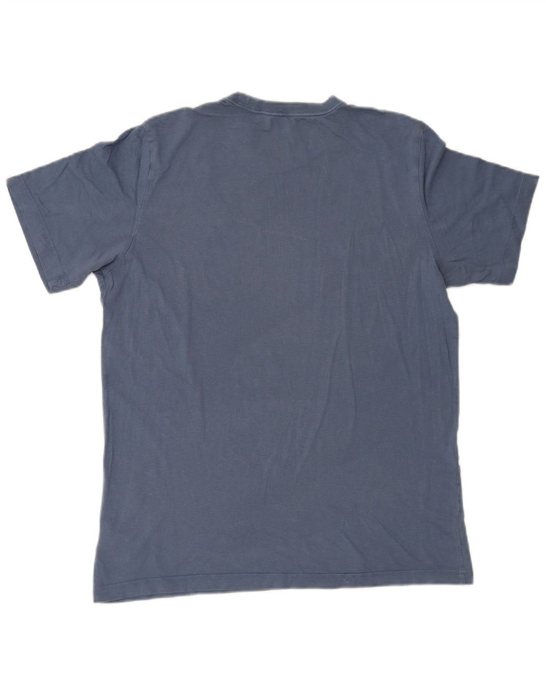 T-shirt grafica da uomo Adidas Top in cotone blu navy medio