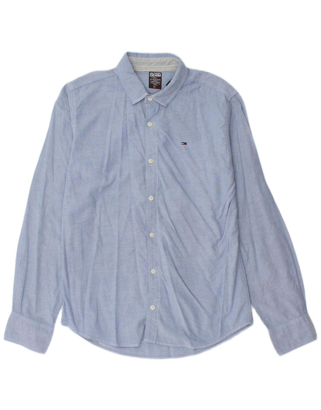 Camicia da uomo Tommy Hilfiger blu medio