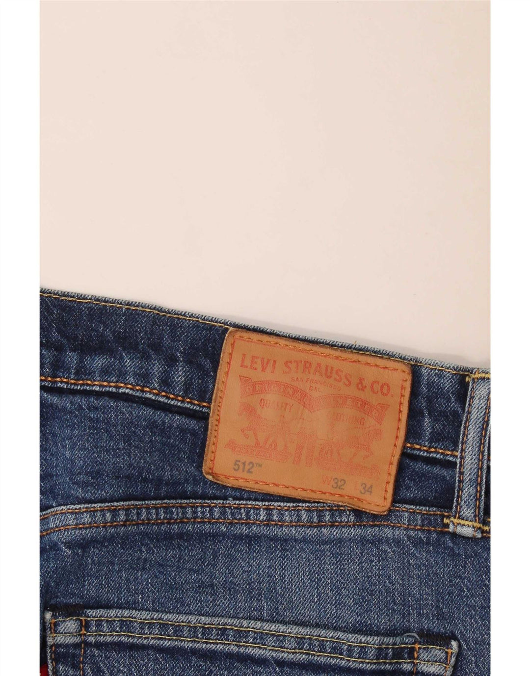 Levi's Uomo 512 Jeans affusolati slim W32 L28 Blu