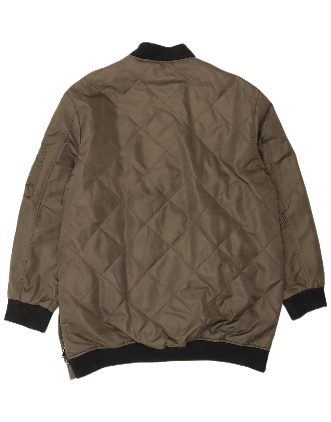 Giubbotto bomber da uomo Zara UK 42 XL Poliestere color block kaki