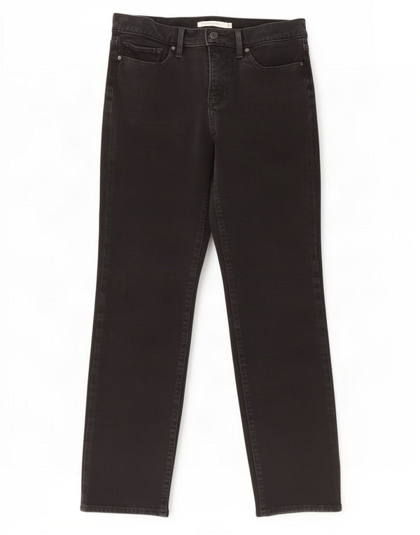 Levi's Womens 314 Shaping Straight Jeans W29 L28 Black