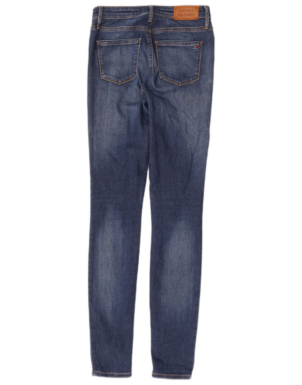 Tommy Hilfiger Womens Como Skinny Jeans W28 L32 Blue Cotton