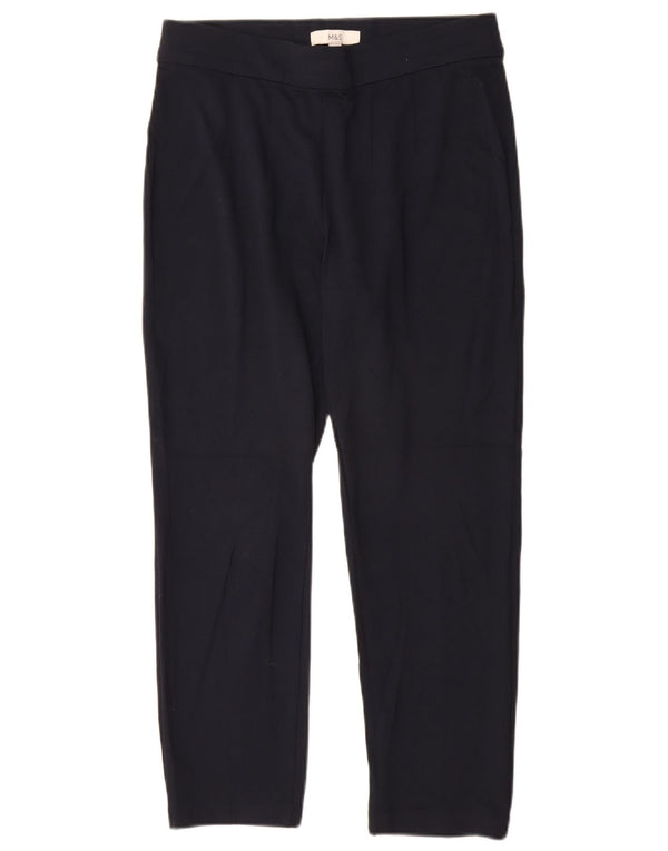 Leggings da donna Marks & Spencer UK 12 viscosa media blu navy