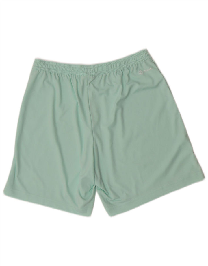 Pantaloncini sportivi da uomo Adidas in poliestere verde medio