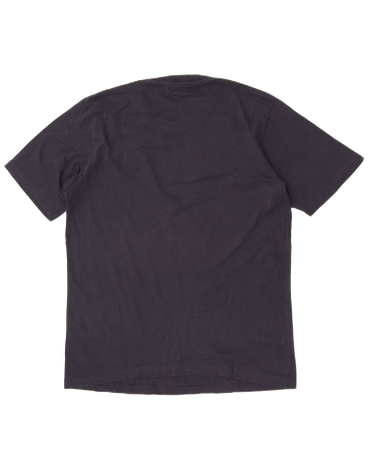 T-shirt da uomo Kappa Top Large in cotone blu navy