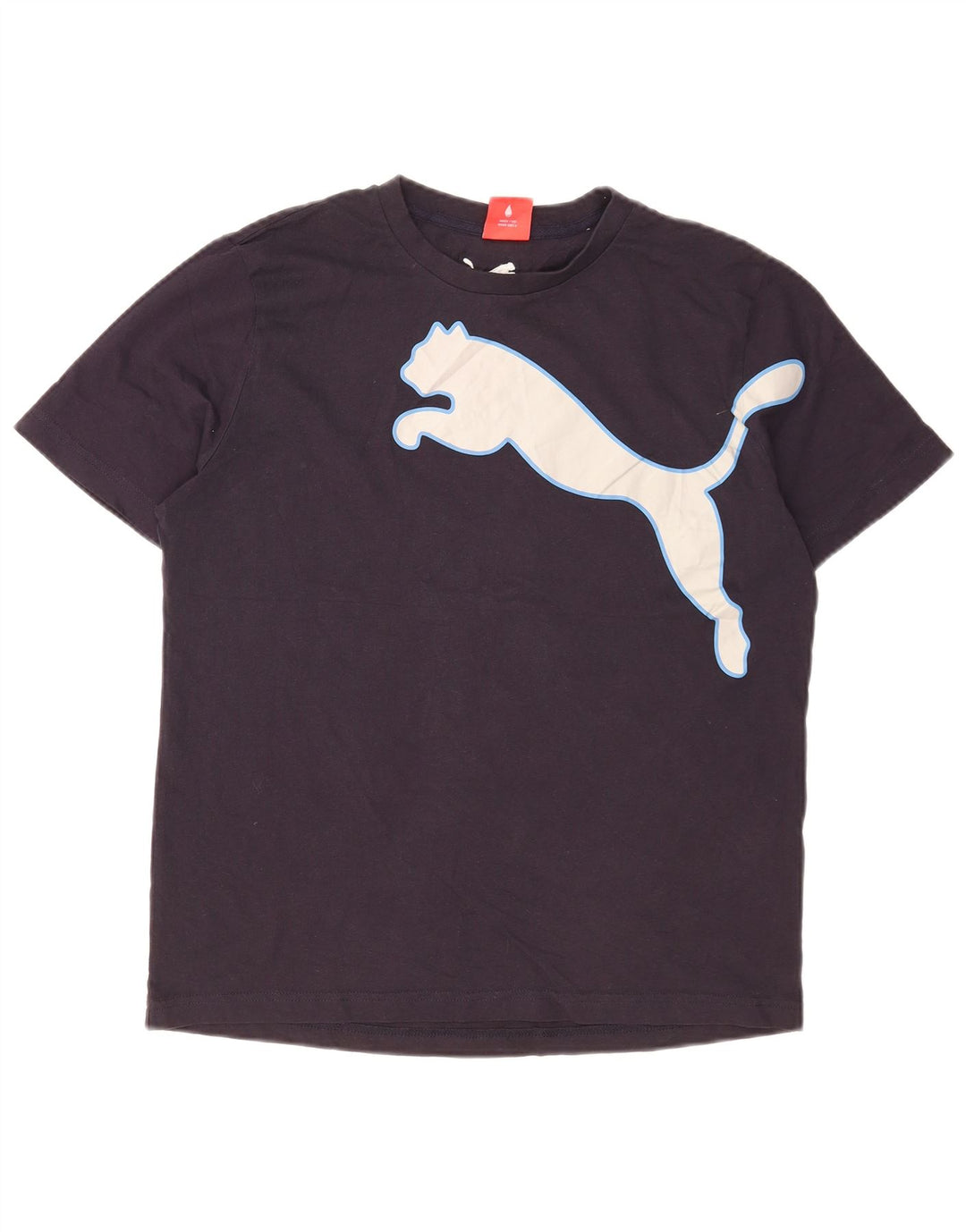 T-shirt grafica da uomo Puma Top medio blu navy